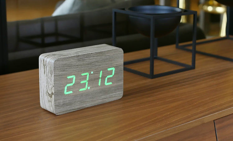 Brick Click Alarm Clock – Sleek, Stylish, and Smart with LED Display