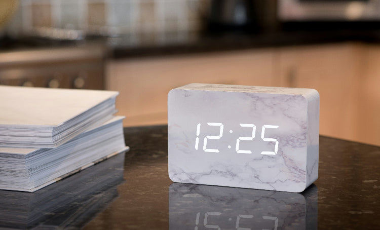 Brick Click Alarm Clock – Sleek, Stylish, and Smart with LED Display