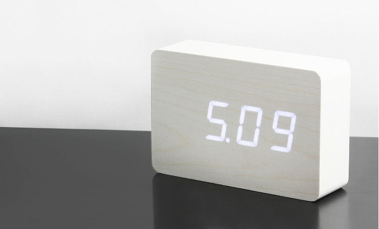 Brick Click Alarm Clock – Sleek, Stylish, and Smart with LED Display
