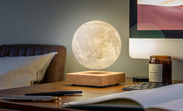 Smart Floating Moon Lamp or Nightlight by Gingko Design