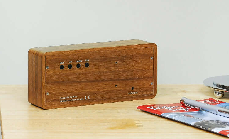 Slab Click Alarm Clock by Gingko Design