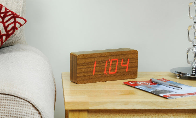 Slab Click Alarm Clock by Gingko Design