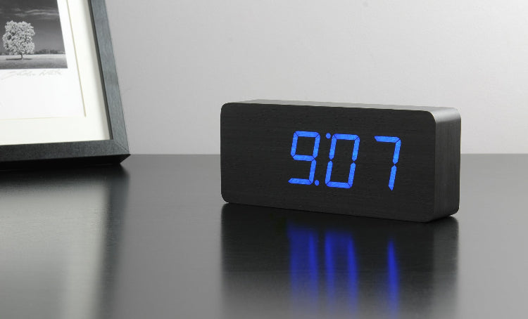 Slab Click Alarm Clock by Gingko Design
