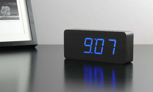 Slab Click Alarm Clock by Gingko Design