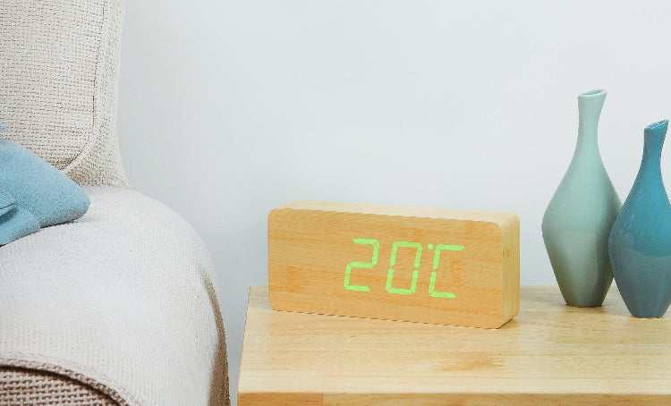 Slab Click Alarm Clock by Gingko Design