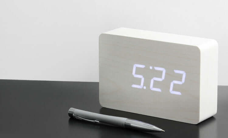 Brick Click Alarm Clock – Sleek, Stylish, and Smart with LED Display