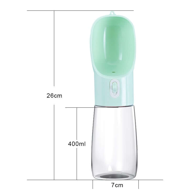 HOOPET Pet Dog Water Bottle Feeder Bowl Portable Water Food Bottle Pets Outdoor Travel Drinking Dog Bowls Water Bowl for Dogs