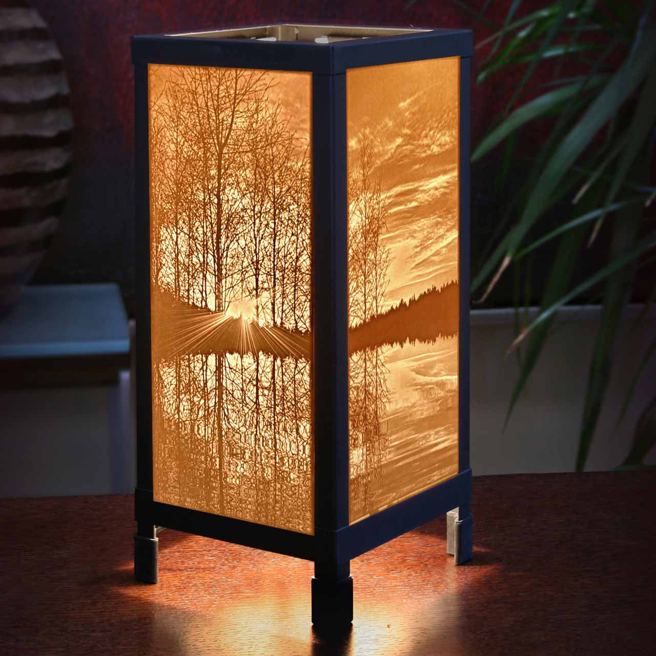 Lithophanes and Porcelain Artwork Lighting and Table Lamps