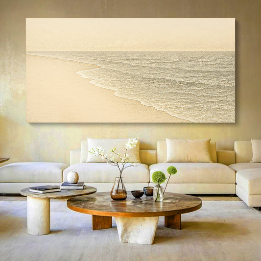 Beach Shoreline Coastal Canvas Wall Art III