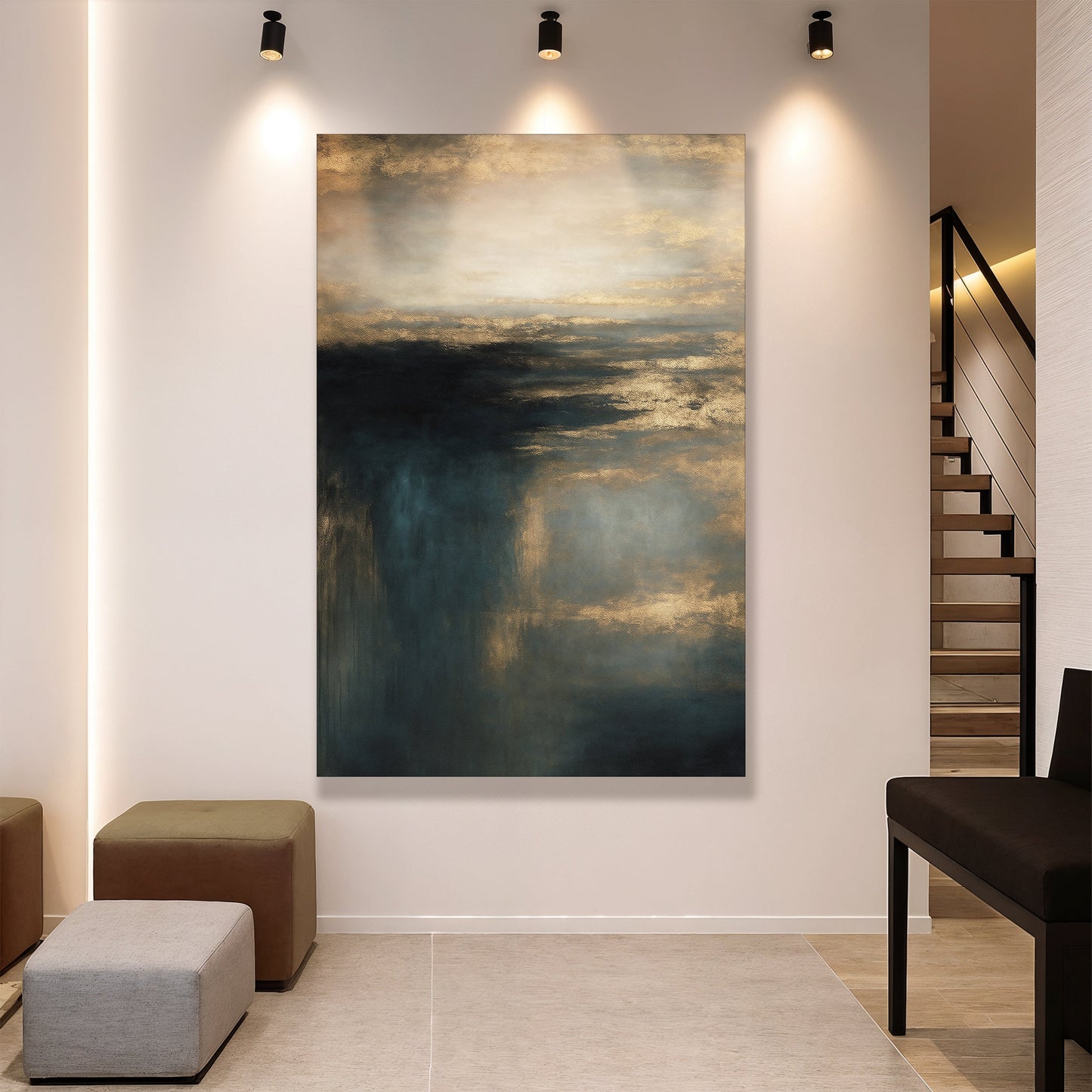 Cloudscape Glimmer Canvas Wall Art