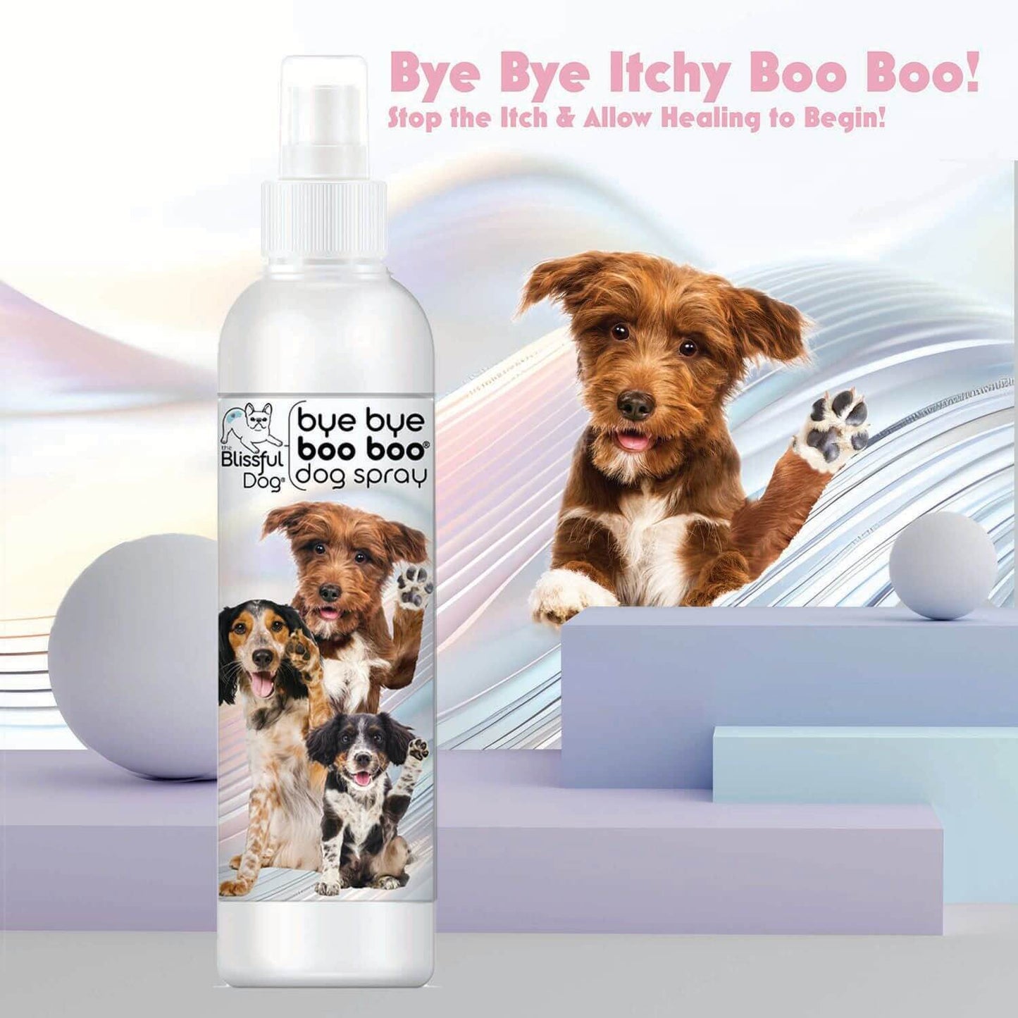 Bye Bye Boo Boo Dog Spray - Stop the Itch & Allow Healing to Begin!