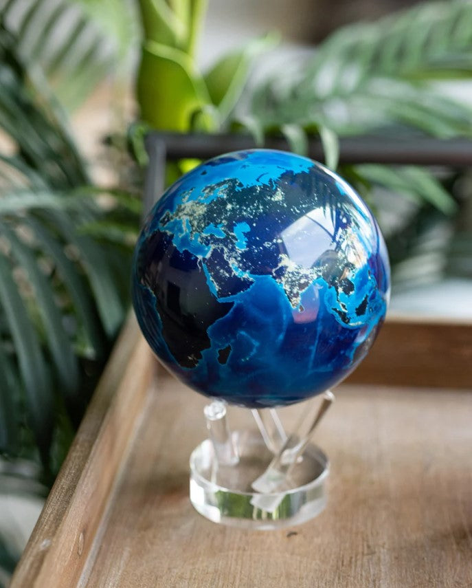 Earth Globe at Night World Globe by MOVA