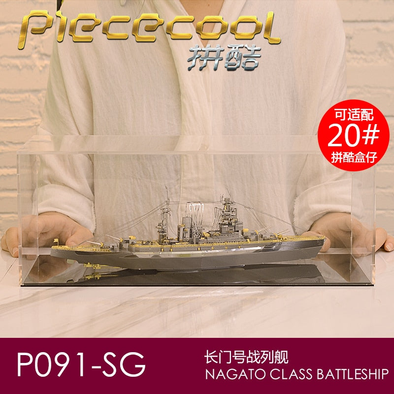 3D Metal Puzzle Model Building Kits Nagato Class Battleship Jigsaw Puzzle
