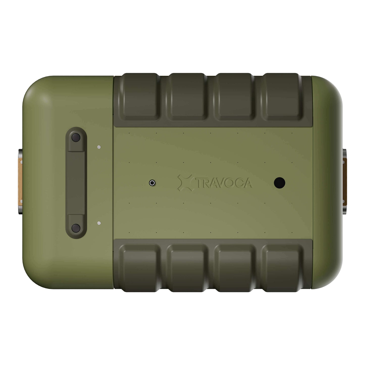 Travoca Rigel 45 Dual Zone eCooler top view showcasing its durable design and dual zone features.