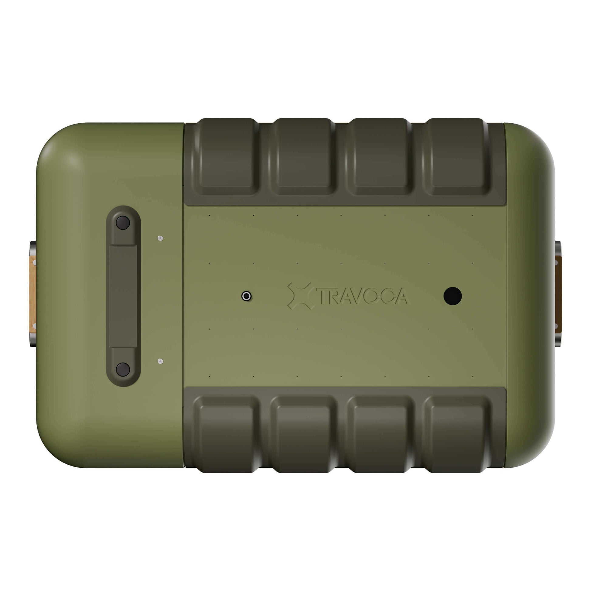 Travoca Rigel 45 Dual Zone eCooler top view showcasing its durable design and dual zone features.