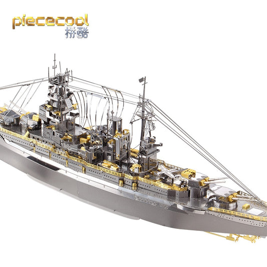 3D Metal Puzzle Model Building Kits Nagato Class Battleship Jigsaw Puzzle