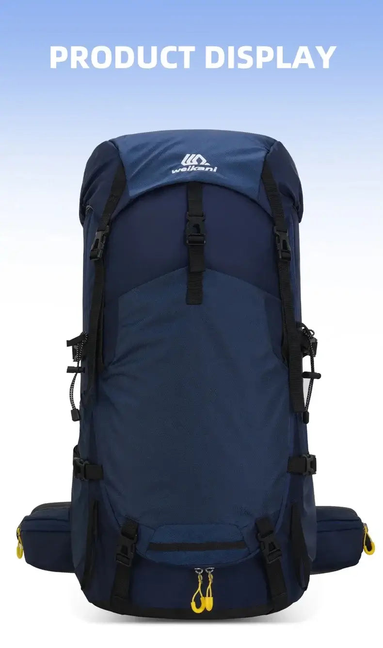 Outdoor Camping Climbing Trekking Bag - Hiking Backpack With Rain Organizer Daypack Travel Luggage Rucksack