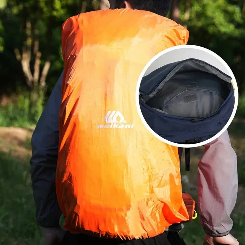Outdoor Camping Climbing Trekking Bag - Hiking Backpack With Rain Organizer Daypack Travel Luggage Rucksack