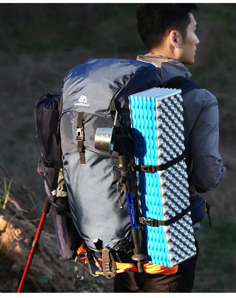 Outdoor Camping Climbing Trekking Bag - Hiking Backpack With Rain Organizer Daypack Travel Luggage Rucksack