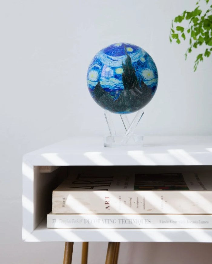 Van Gogh Starry Night Rotating Globe by MOVA