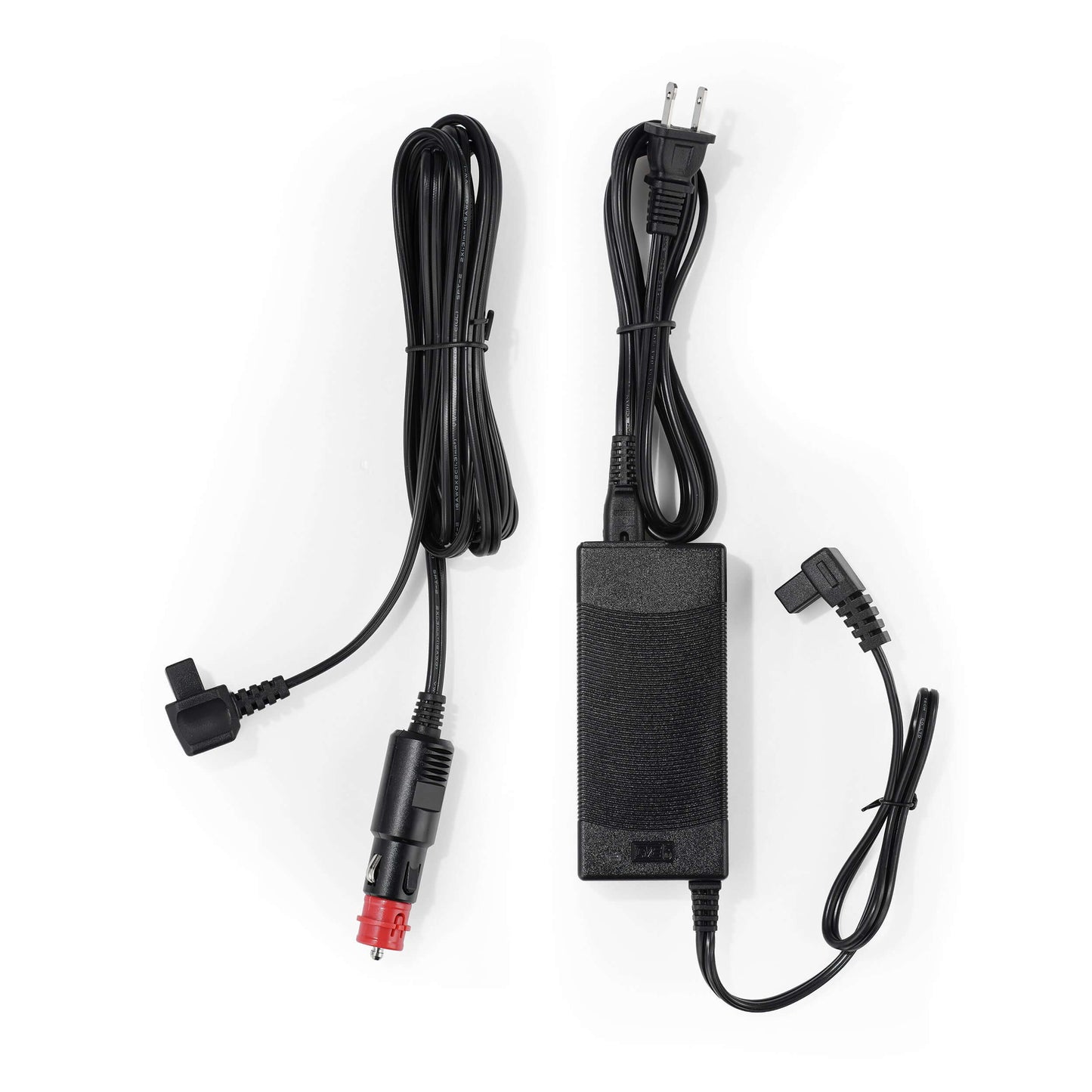 Travoca Rigel 45 Dual Zone eCooler power adapter with cables for optimal performance and convenience.