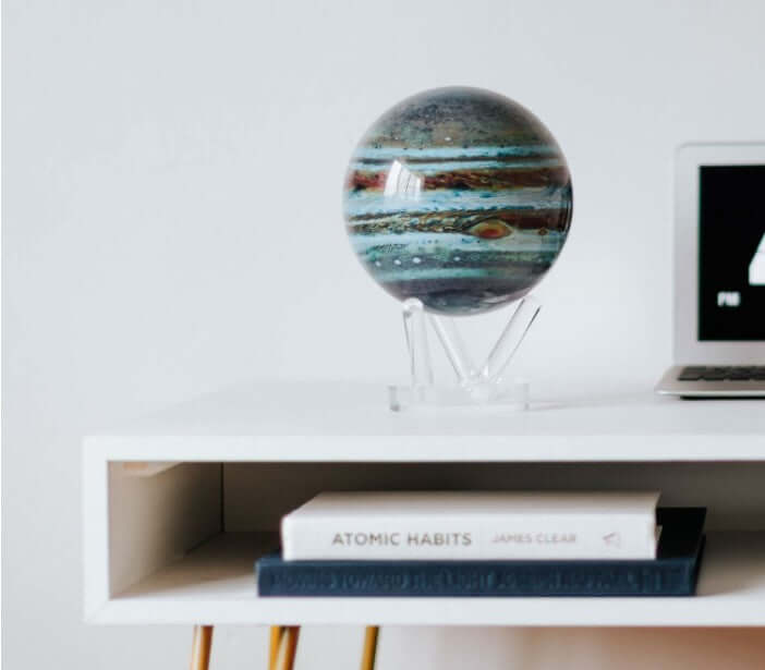 Jupiter Globe Powered by Ambient Light from MOVA Rotating Globes
