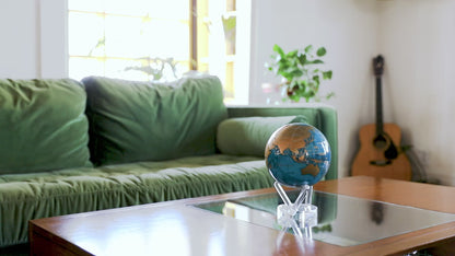 Blue and Gold Earth Globe by MOVA