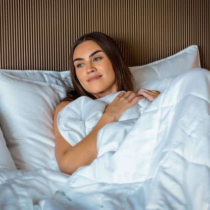 Temperature Regulating Eucalyptus Silk Comforter Set & Pillow Shams