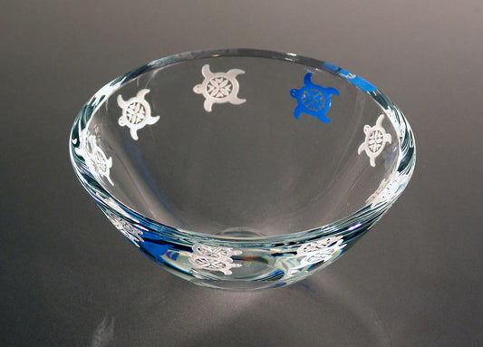 Turtle Bowl by Schlanser Glass