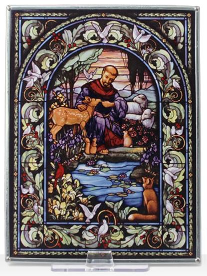 St Francis of Assisi - Glassmasters Stained Glass
