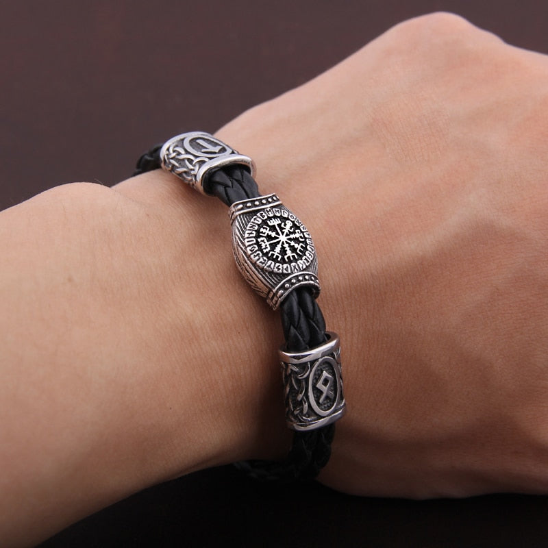 Nordic Viking Rune Beads Amulet Talisman Jewelry